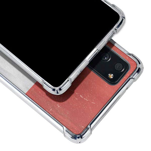 Egypt Flag Distressed Galaxy S20 FE Clear Case